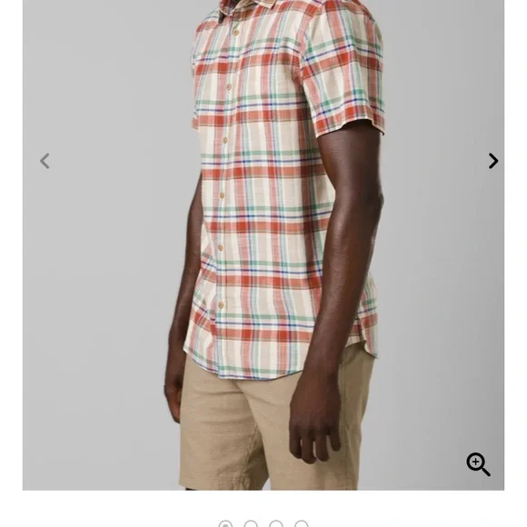 PRANA Men's Plaid Shirt Large *PRICE REDUCED* - Picture 8 of 8